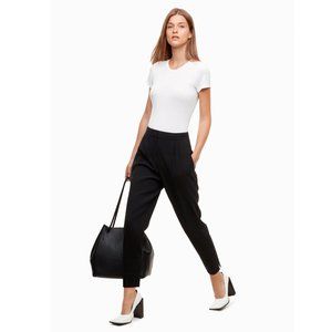 Aritzia Babaton "Galileo" taupe high rise trousers